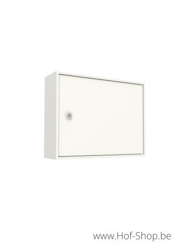 Boxis 547 RAL 9016 opvangbak - brievenopvangkast aluminium