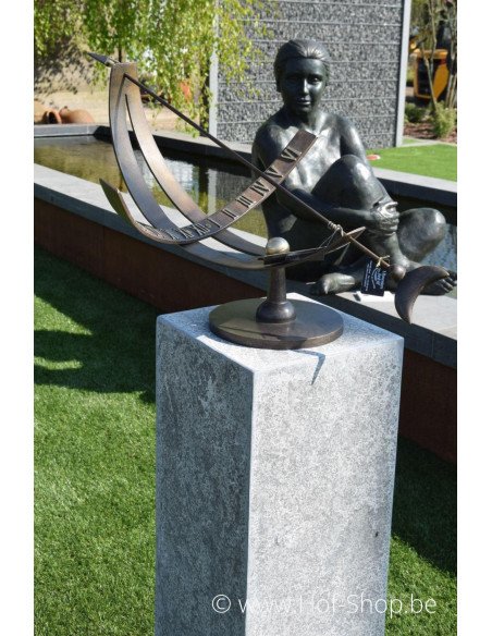 Zonnewijzer - bronzen beeld (GA0386BR-B)