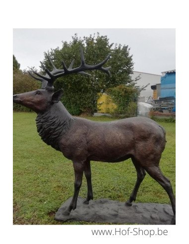 Grand cerf - statue en bronze (PB61039)