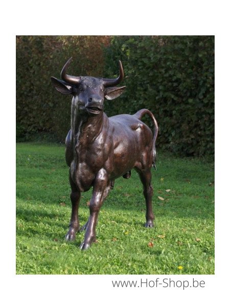 Taureau - statue en bronze (PB61064)