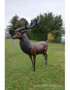 Groot hert - bronzen beeld (PB61071)