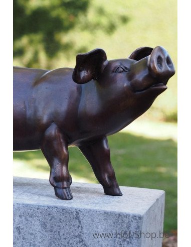 Biggetje - bronzen beeld (PB61083-3)