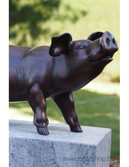 Biggetje - bronzen beeld (PB61083-3)