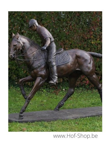Polo speler - bronzen beeld (PB61137)