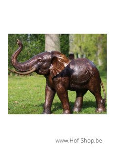 Baby olifant - bronzen beeld (PB61172)