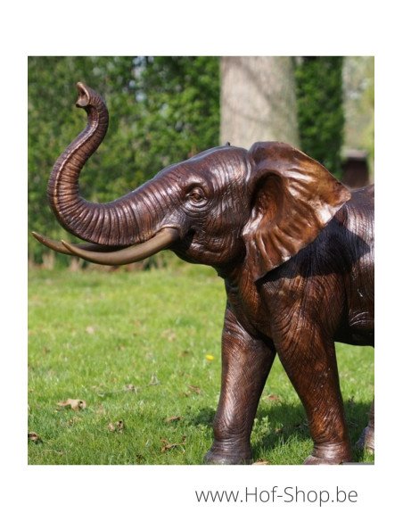 Éléphanteau - statue en bronze (PB61172)
