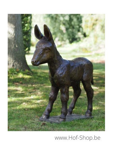 Poulain âne - statue en bronze (PB61192-4)