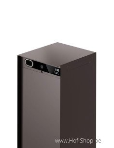 Custo 1 RAL 8019 - slimme pakketbus aluminium