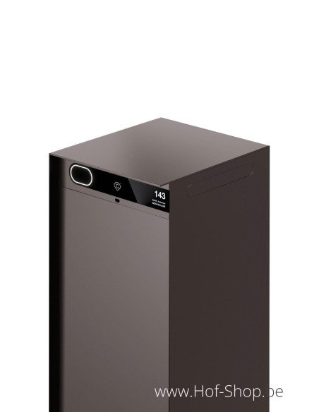 Custo 1 RAL 8019 - slimme pakketbus aluminium