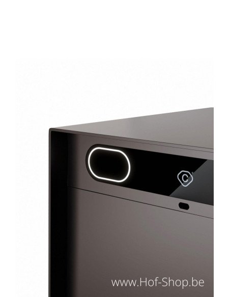 Custo 1 RAL 8019 - slimme pakketbus aluminium