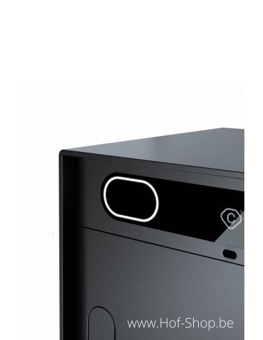 Custo 1s RAL 9004 - boîte à colis intelligente en aluminium