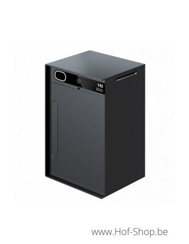 Custo 1s RAL 9004 - slimme pakketbus aluminium