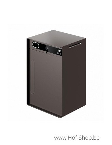 Custo 1s RAL 8019 - boîte à colis intelligente en aluminium