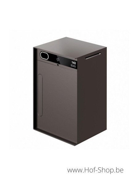 Custo 1s RAL 8019 - boîte à colis intelligente en aluminium