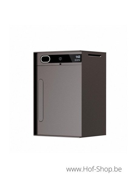 Custo 1s RAL 8019 - boîte à colis intelligente en aluminium