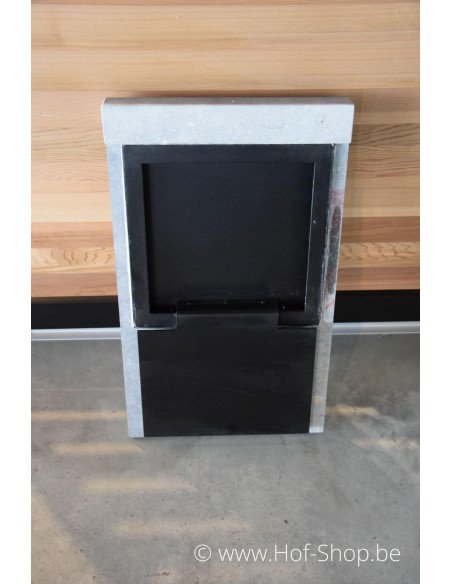 Fente d'insertion avec rabat type petit - pierre bleue