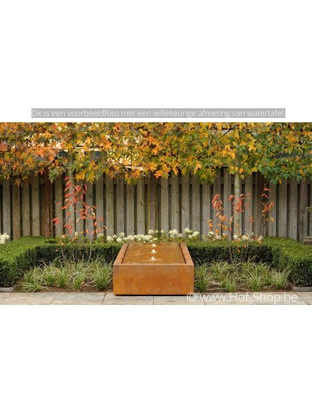 Watertafel cortenstaal Adezz