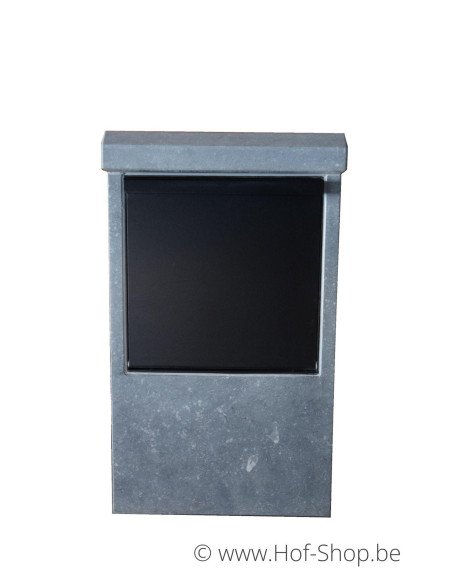 Fente d'insertion avec rabat type petit - pierre bleue