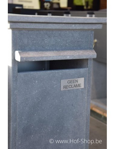 Geen reclame - inox plaatje 'fuji'