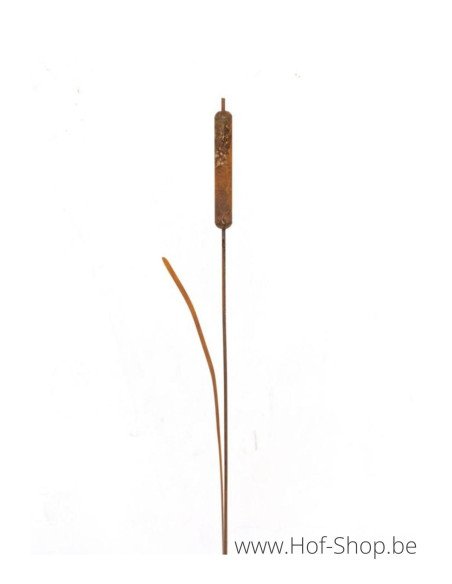 Tuinsteker lisdodde (1) - metalen figuur in ecoroest (MD14011)