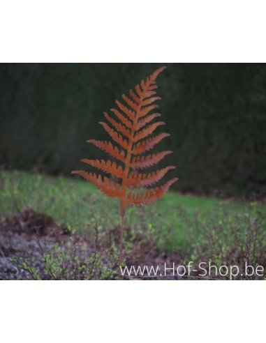 Piquet de jardin fougère - figurine en métal Ecorouille (MD14137)