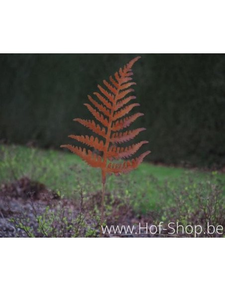 Piquet de jardin fougère - figurine en métal Ecorouille (MD14137)