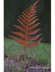 Piquet de jardin fougère - figurine en métal Ecorouille (MD14137)