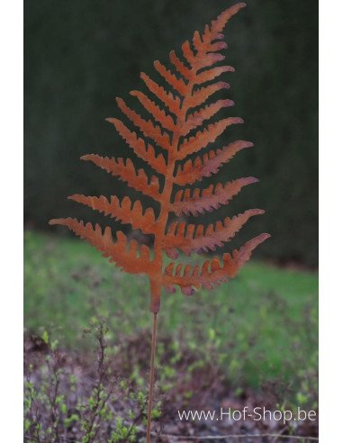 Piquet de jardin fougère - figurine en métal Ecorouille (MD14137)