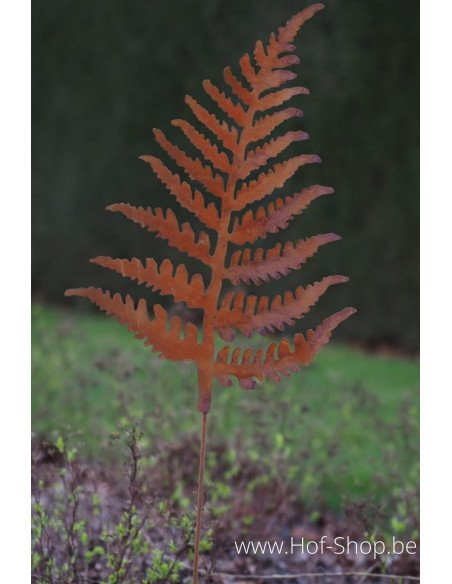 Piquet de jardin fougère - figurine en métal Ecorouille (MD14137)
