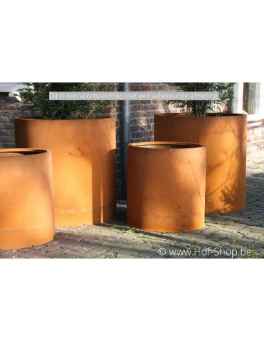 Circum 120 x 80 cm - Jardinière Adezz en acier Corten