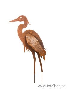 Reiger - metalen figuur in ecoroest (MD14002)