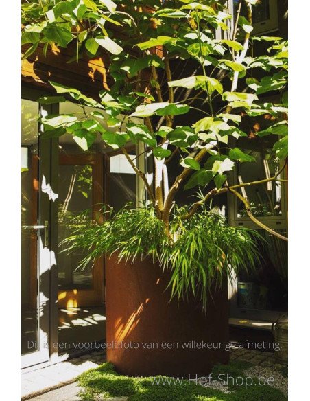 Circum 100 x 60 cm - Jardinière Adezz en acier Corten