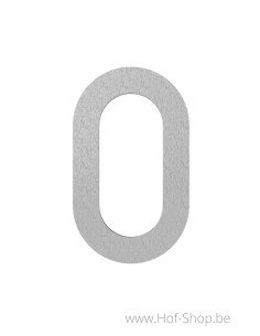 OUTLET Numéro 0 en inox (12 cm de haut) - Numéro de maison Adezz