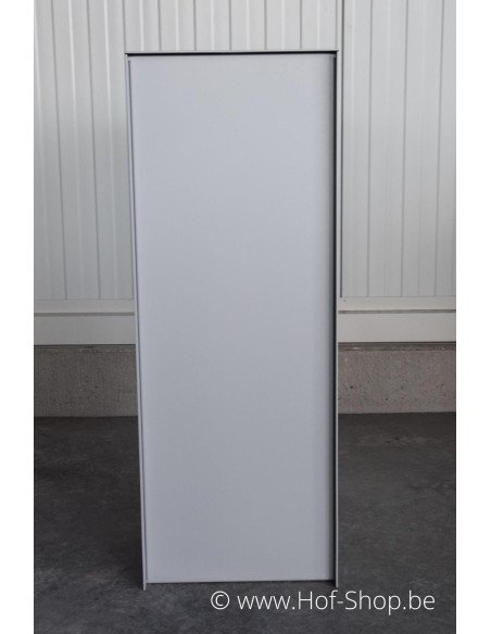 MODÈLE DE SHOWROOM Dropbox Small RAL 9006 Back Door - eSafe boîte à colis aluminium