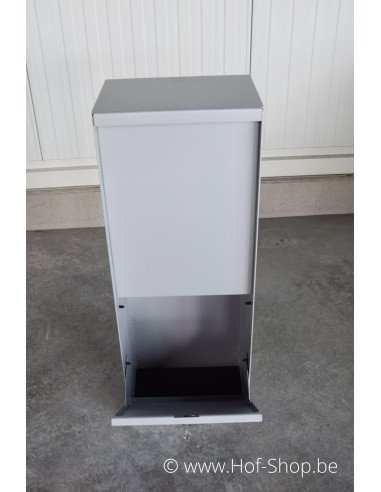MODÈLE DE SHOWROOM Dropbox Small RAL 9006 Back Door - eSafe boîte à colis aluminium