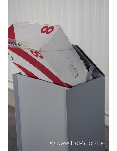 MODÈLE DE SHOWROOM Dropbox Small RAL 9006 Back Door - eSafe boîte à colis aluminium