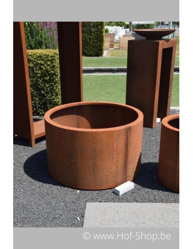 Circum 100 x 60 cm - Jardinière Adezz en acier Corten