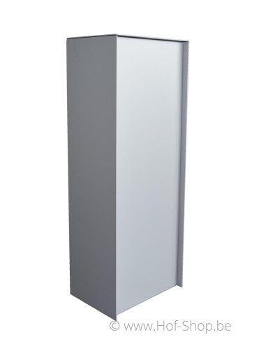 MODÈLE DE SHOWROOM Dropbox Small RAL 9006 Back Door - eSafe boîte à colis aluminium