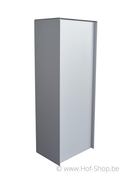 MODÈLE DE SHOWROOM Dropbox Small RAL 9006 Back Door - eSafe boîte à colis aluminium