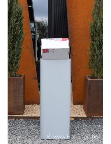 Dropbox Small RAL 9006 - pakketbus aluminium