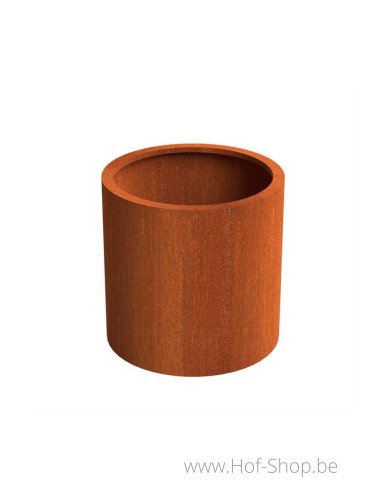 Circum 80 x 80 cm - Jardinière Adezz en acier Corten
