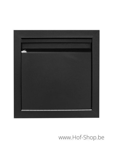Inbouwdeur met valklep - aluminium pakketdeur G11