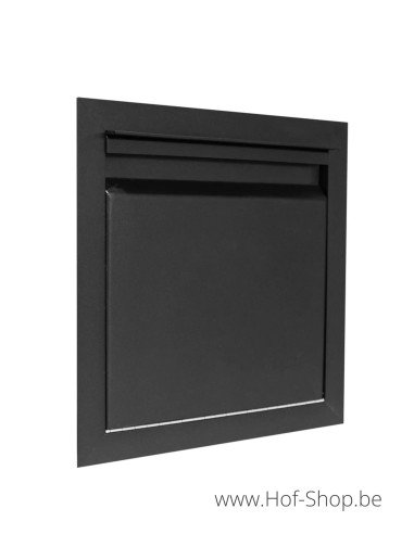 Porte avec système basculant et clapet anti-retour - porte paquet aluminium G11