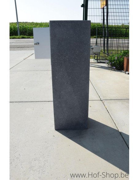 P-Box 9 Aspect bois - boîte aux lettres en pierre bleue