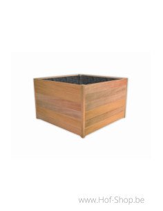 Carrez 140 x 140 x 72 cm - Jardinière Adezz en bois dur