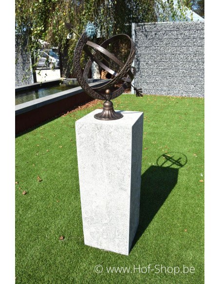 Cadran solaire - statue en bronze (GA0471BR-B)