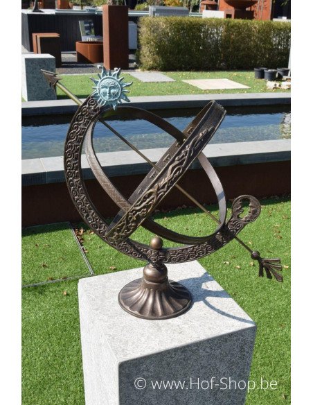 Zonnewijzer - bronzen beeld (GA0471BR-B)