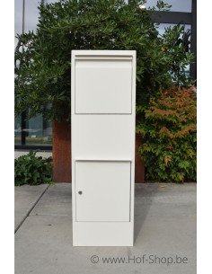 Drop-it Box Front Door - Larob pakketbus aluminium