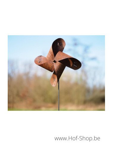 Moulin a vent - figurine en métal Ecorouille (MD14147)