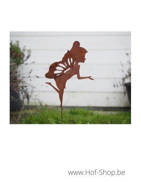 Elfje - metalen figuur in ecoroest (MD14164)